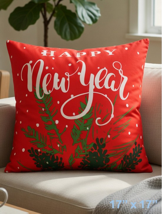 Holiday  Print Cushion & Filler
